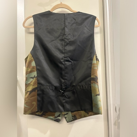 J. Ferrar Waistcoat Vest Men’s Medium Camo - Picture 2 of 10
